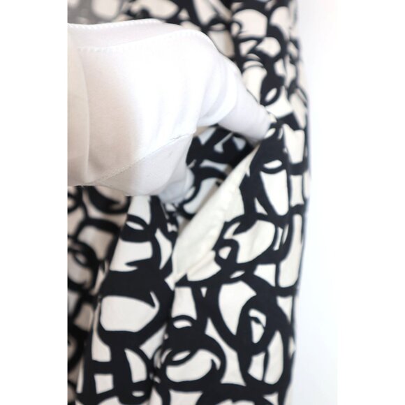 Club Monaco Womens Off Shoulder Abstract Print Dress Size 2 Softgirl Coquette - Picture 6 of 11